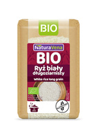 RYŻ BIAŁY DŁUGOZIARNISTY BEZGLUTENOWY BIO 500 g - NATURAVENA