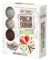 KULKI OWOCOWO - ORZECHOWE BEZ DODATKU CUKRÓW (12 x 12 g) 144 g - PORCJA DOBRA