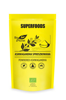 ASHWAGANDHA SPROSZKOWANA BIO 150 g - BIO PLANET SUPERFOODS