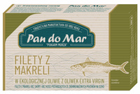 MAKRELA FILETY W BIO OLIWIE Z OLIWEK EXTRA VIRGIN 120 g - PAN DO MAR