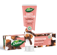 PASTA DO ZĘBÓW PRZECIWPRÓCHNICZA Z GOŹDZIKIEM BEZ FLUORU 100 ml - DABUR