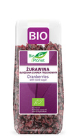 ŻURAWINA SŁODZONA CUKREM TRZCINOWYM BIO 100 g - BIO PLANET