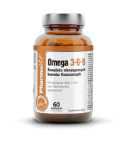 OMEGA 3-6-9 BEZGLUTENOWE 60 KAPSUŁEK - PHARMOVIT (CLEAN LABEL)