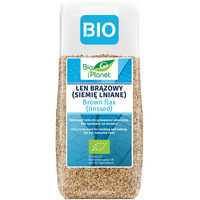 LEN BRĄZOWY (SIEMIĘ LNIANE) BIO 200 g - BIO PLANET