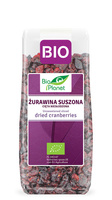 ŻURAWINA SUSZONA CIĘTA NIESŁODZONA BIO 100 g - BIO PLANET