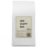 LEN ZŁOTY (SIEMIĘ LNIANE) BIO 600 g - THE PLANET