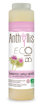 SZAMPON Z EKSTRAKTEM Z ŁOPIANU DO WŁOSÓW PRZETŁUSZCZAJĄCYCH SIĘ I Z ŁUPIEŻEM ECO 250 ml - ANTHYLLIS