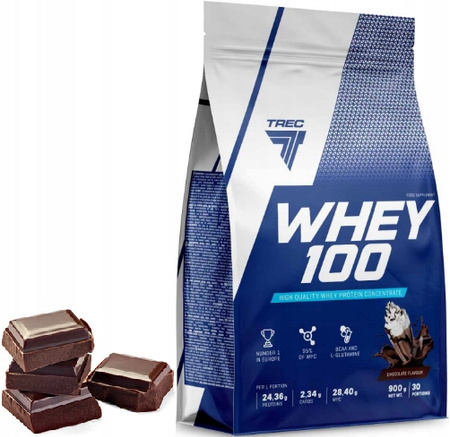 Odżywka białkowa - WPC Trec Nutrition proszek 900 g smak czekoladowy