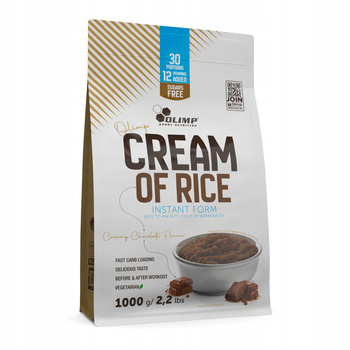Carbo powder OLIMP CREAM OF RICE chocolate flavor 1000 g 1 pc.