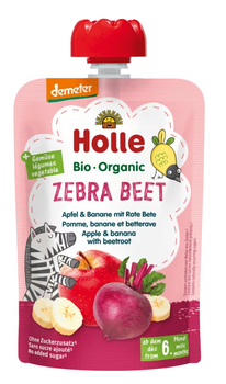 MUS 0ZEBRA(JABŁKO BANAN BURAK) BEZ DODATKU CUKRÓW OD 6 MIESIĄCA BIO 100 g