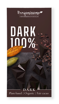 TABLICZKA GORZKA 100 % BEZ DODATKU CUKRÓW BEZGLUTEN BIO 60g BENJAMISSIMO