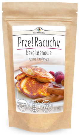 MIESZANKA NA RACUCHY OWSIANE BEZ DODATKU CUKRU BEZGLUTEN 178g PIĘĆ PRZEMIAN