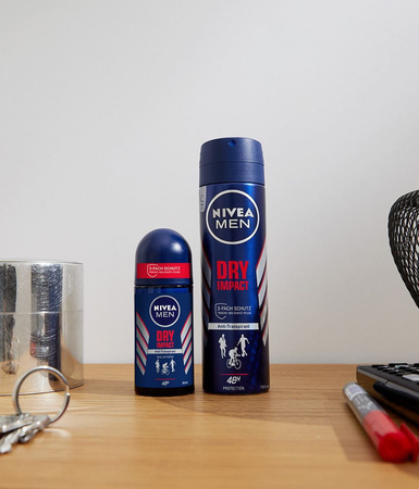 Nivea Men Dry Impact 50Ml Roll-On Deodorant