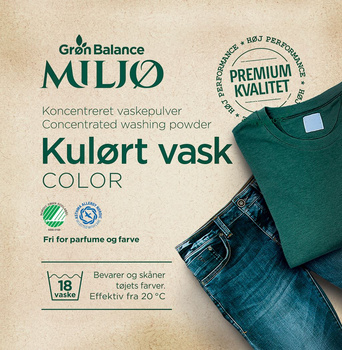 PROSZEK DO PRANIA KOLOROWYCH UBRAŃ (KONCENTRAT) ECO 785 g GRON BALANCE