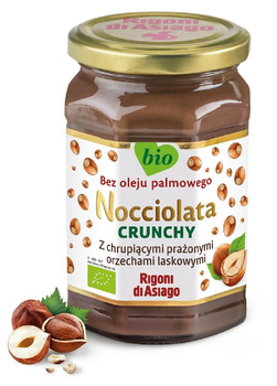 KREM Z ORZECHÓW LASKOWYCH I KAKAO CRUNCHY BEZGLUTENOWY BIO 250 g