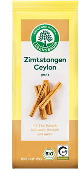 CYNAMON CEJLOŃSKI LASKA BIO (6 szt.) - LEBENSBAUM