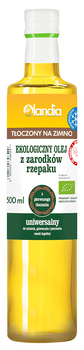 OLEJ Z ZARODKÓW RZEPAKU UNIWERSALNY TŁOCZONY NA ZIMNO OMEGA-3 BIO 500 ml