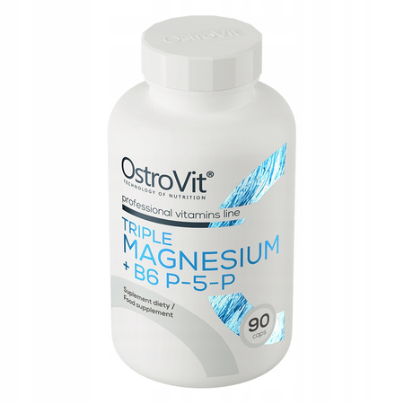 Vitamins capsules OstroVit Triple Magnesium B6 P-5-P magnesium 70 g 90 pcs.