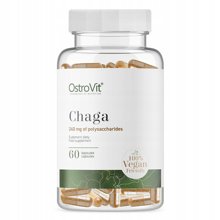 Diet supplement OstroVit OstroVit Chaga VEGE 60 kapsułek capsules 60 pcs
