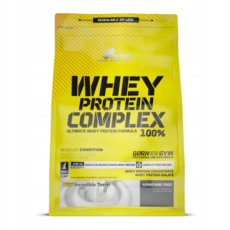Olimp Whey Protein Complex 700g Biała Czekolada i Malina Białko WPC WPI