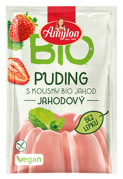 BUDYŃ TRUSKAWKOWY BEZGLUTENOWY BIO 40 g - AMYLON