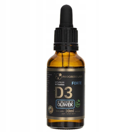 Progress Labs Naturalna Witamina D3 Forte 2000IU drops 30 ml 1 pcs