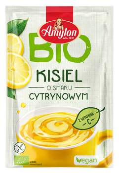 KISIEL INSTANT O SMAKU CYTRYNOWYM BEZGLUTENOWY BIO 30 g - AMYLON