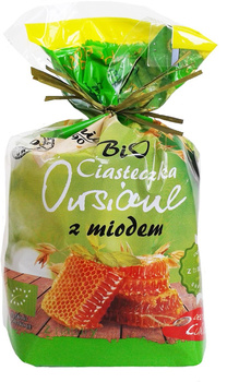 CIASTKA OWSIANE Z MIODEM BIO 150 g - BIO ANIA