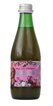 KOMBUCHA Z SOKIEM Z DZIKIEJ RÓŻY  BIO 330 ml - KOMBUCHA BY LAURENT