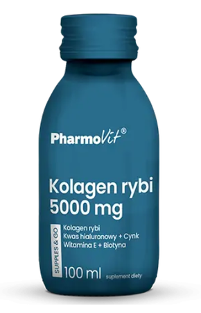 SHOT KOLAGEN RYBI (5000mg) BEZGLUTENOWY 100 ml - PHARMOVIT 