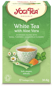 HERBATA BIAŁA Z ALOESEM BIO (17 x 1,8 g) 30,6 g - YOGI TEA