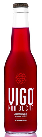KOMBUCHA JAGODA ACAI BEZGLUTENOWA 330 ml - VIGO