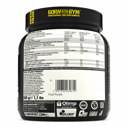 BCAA Xplode Powder Olimp 500 g fruit punch