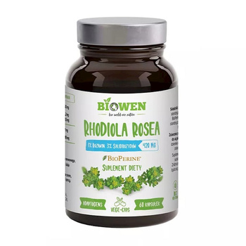 RHODIOLA - RÓŻENIEC GÓRSKI EKSTRAKT(420mg)BEZGLUTENOWY 60KAPSUŁEK BIOWEN