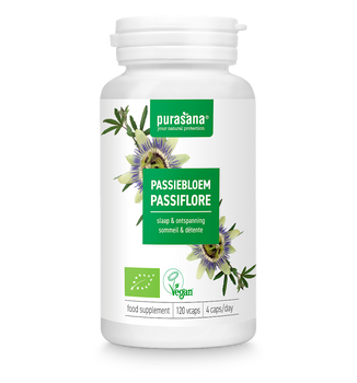 MĘCZENNICA CIELISTA (PASSIFLORA) BIO (125 mg) 120 KAPSUŁEK - PURASANA