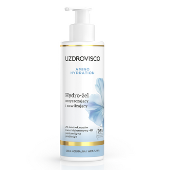 HYDRO - ŻEL DO TWARZY OCZYSZCZAJĄCO - NAWILŻAJĄCY 200 ml - UZDROVISCO