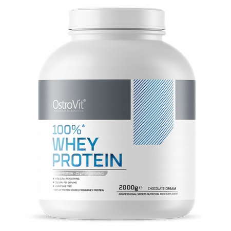 Whey Protein concentrate - WPC OstroVit powder 2000 g, chocolate flavor
