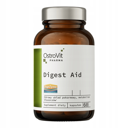 OstroVit Digest Aid For Digestion 60 kaps Digestive ENZYMES Betaine Pepsin
