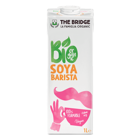 NAPÓJ SOJOWY BARISTA BEZGLUTENOWY BIO 1 L - THE BRIDGE