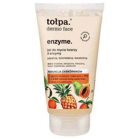 Tołpa dermo face sebio Żel do mycia twarzy 3 enzymy 150 ml