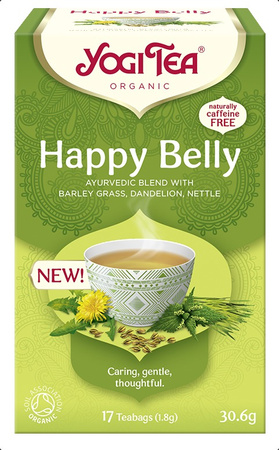HERBATKA LEKKI BRZUCH (HAPPY BELLY) BIO (17 x 1,8 g) 30,6 g - YOGI TEA