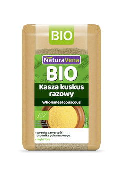 KASZA KUSKUS RAZOWY BIO 400 g - NATURAVENA
