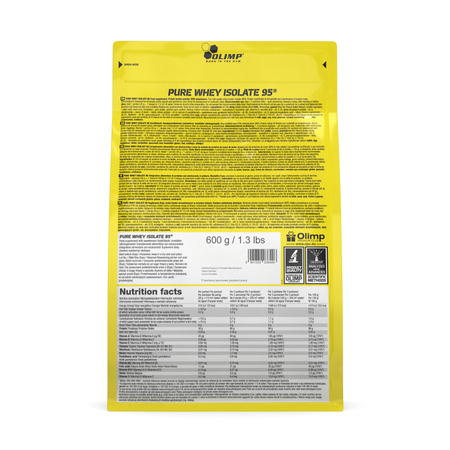 Protein supplement protein isolate - WPI Olimp powder 600 g vanilla flavour