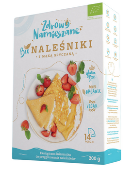 MIESZANKA NA NALEŚNIKI Z MĄKĄ GRYCZANĄ BEZGLUTENOWA BIO 200 g