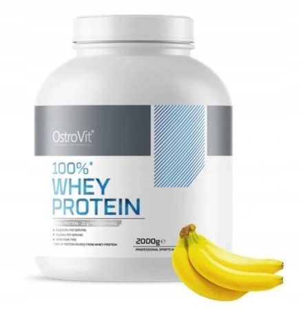 Whey Protein Concentrate - WPC OstroVit powder 2000 g, Exotic Banana Cake