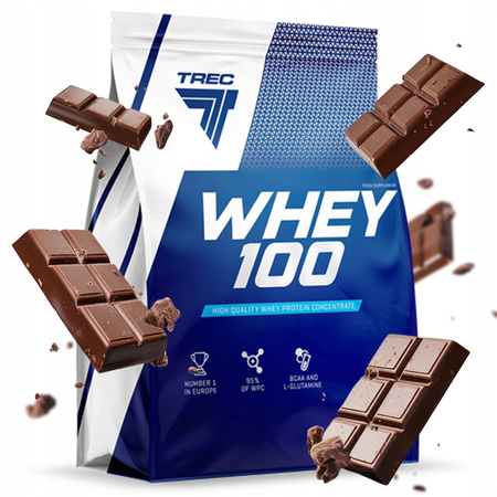 Odżywka białkowa - WPC Trec Nutrition proszek 900 g smak czekoladowy