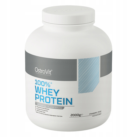 OstroVit 100% Whey Protein 2000 g protein strawberry