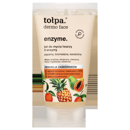 Tołpa dermo face sebio Żel do mycia twarzy 3 enzymy 150 ml