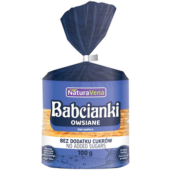BABCIANKI OWSIANE BEZ DODATKU CUKRÓW 100 g - NATURAVENA