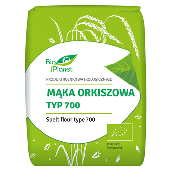 MĄKA ORKISZOWA CHLEBOWA TYP 700 BIO 1 kg - BIO PLANET